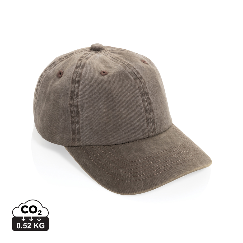 Gorra BEAU AWARE™ de sarga de algodón 6 paneles y 270 g/m.