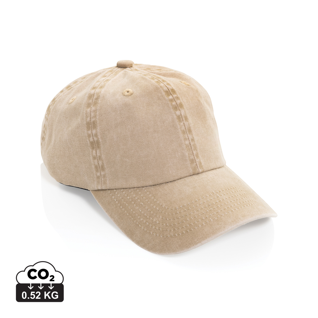 Gorra BEAU AWARE™ de sarga de algodón 6 paneles y 270 g/m.