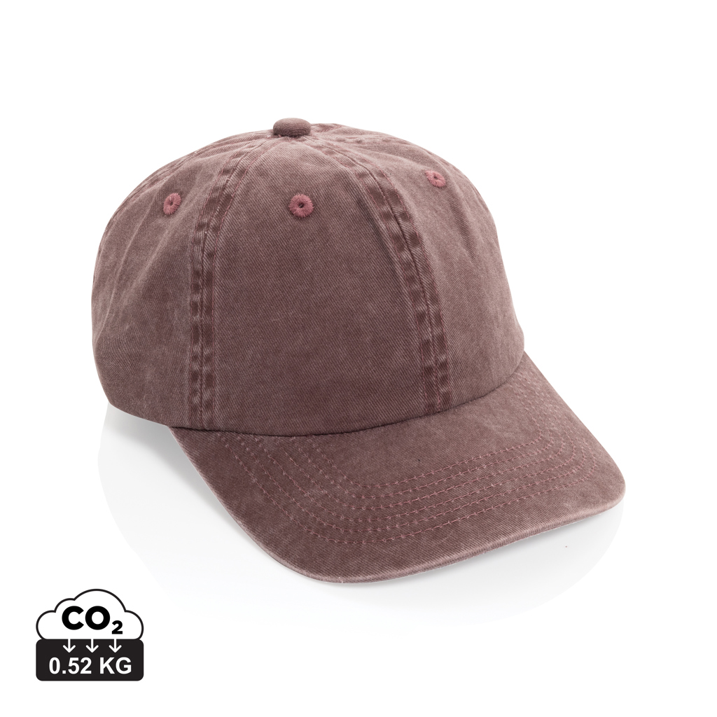 Gorra BEAU AWARE™ de sarga de algodón 6 paneles y 270 g/m.