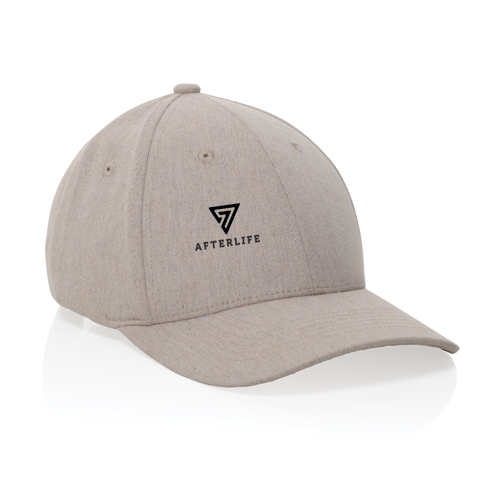 Picture of Milo AWARE™ recycled heather 6 panel cap 200gr