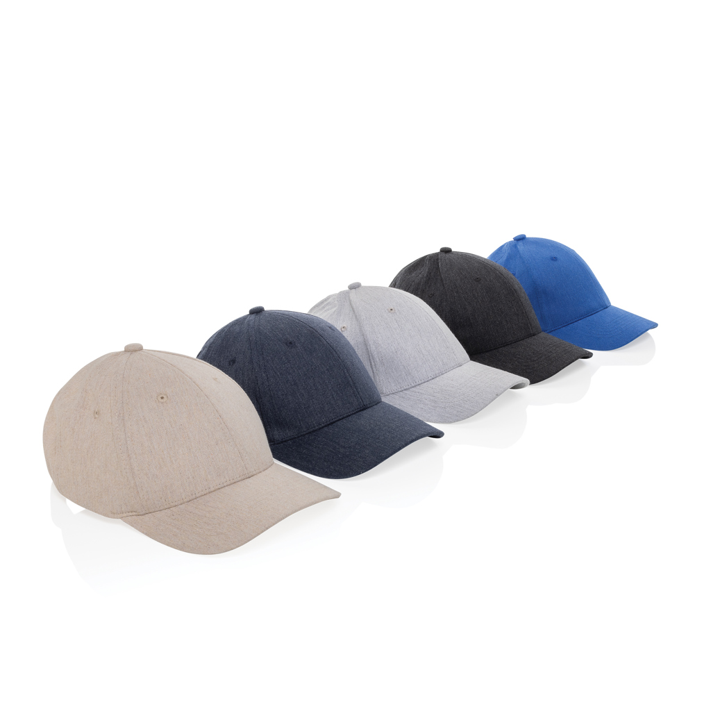 Picture of Milo AWARE™ recycled heather 6 panel cap 200gr