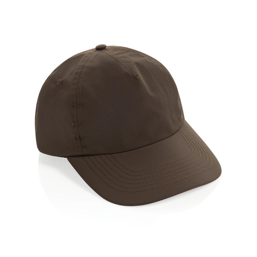 marron Gorra de béisbol KENTO URBAN RCS 5 paneles nailon reciclado