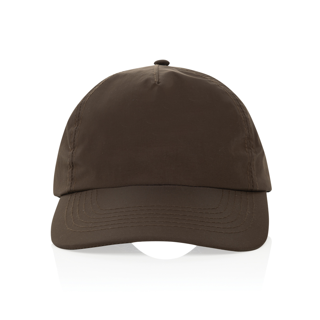 marron Gorra de béisbol KENTO URBAN RCS 5 paneles nailon reciclado