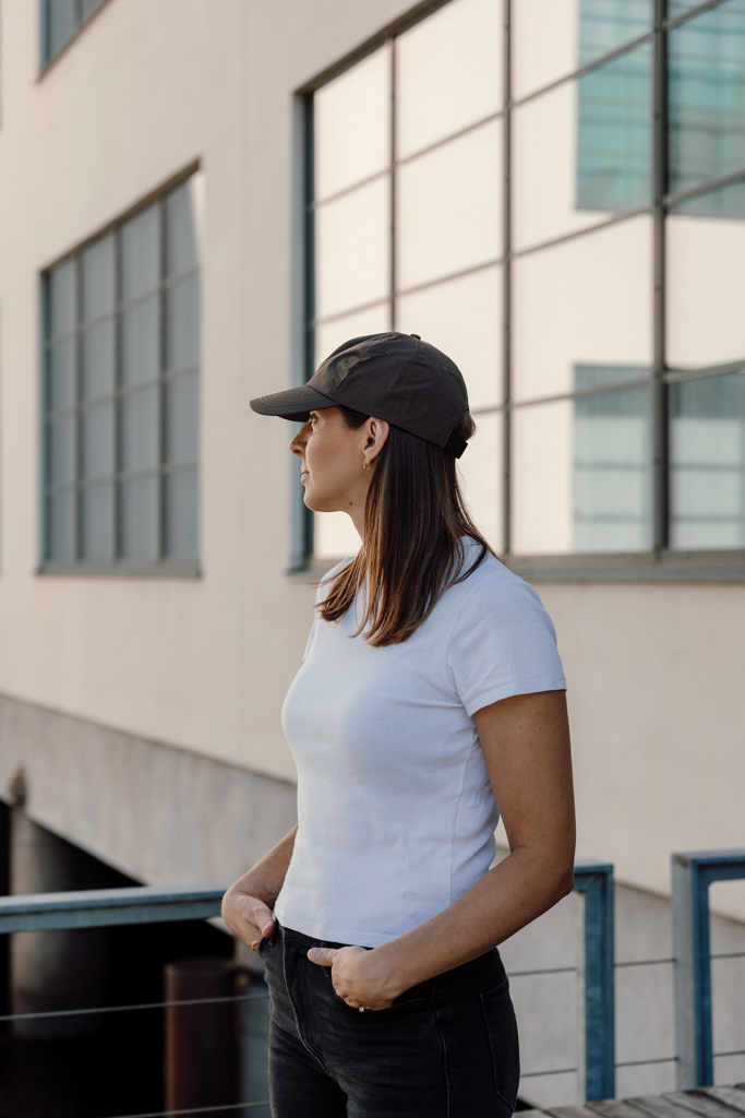 marron Gorra de béisbol KENTO URBAN RCS 5 paneles nailon reciclado