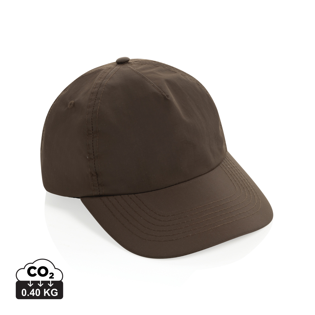 marron Gorra de béisbol KENTO URBAN RCS 5 paneles nailon reciclado