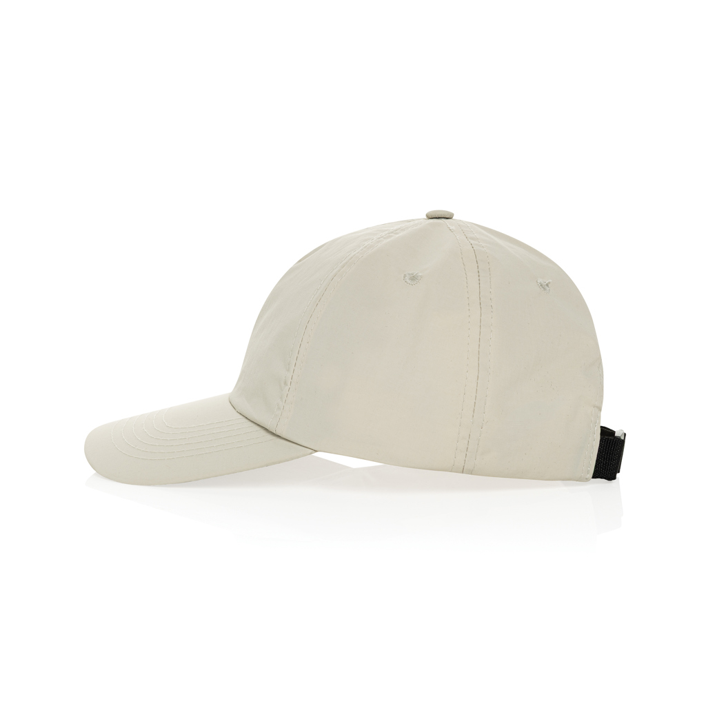 beige Gorra de béisbol KENTO URBAN RCS 5 paneles nailon reciclado