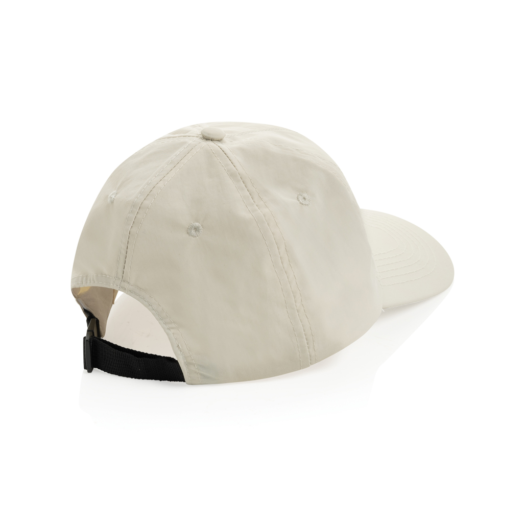 beige Gorra de béisbol KENTO URBAN RCS 5 paneles nailon reciclado