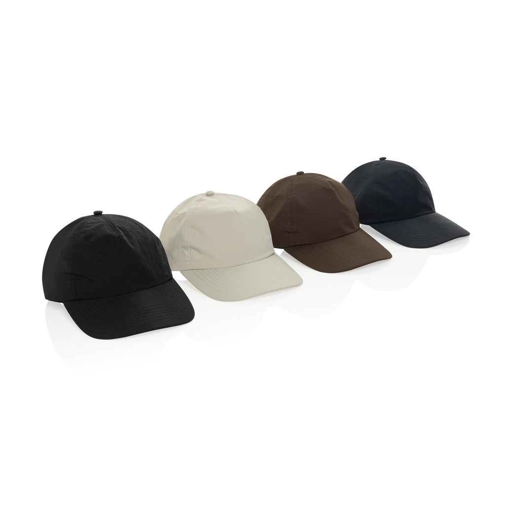 beige Gorra de béisbol KENTO URBAN RCS 5 paneles nailon reciclado