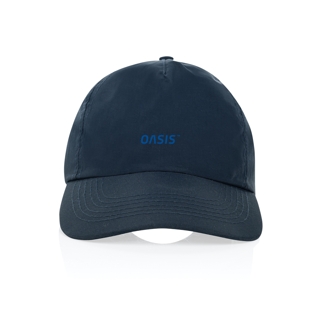 azul marino Gorra de béisbol KENTO URBAN RCS 5 paneles nailon reciclado