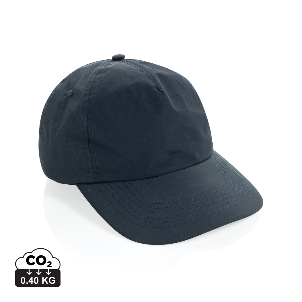 azul marino Gorra de béisbol KENTO URBAN RCS 5 paneles nailon reciclado