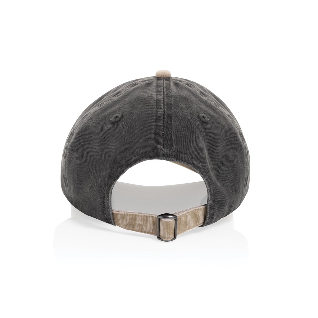 Gorra algodón bicolor 270 g/m² con 6 paneles BEAU AWARE™