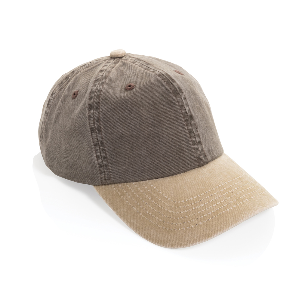 marron Gorra algodón bicolor 270 g/m² con 6 paneles BEAU AWARE™