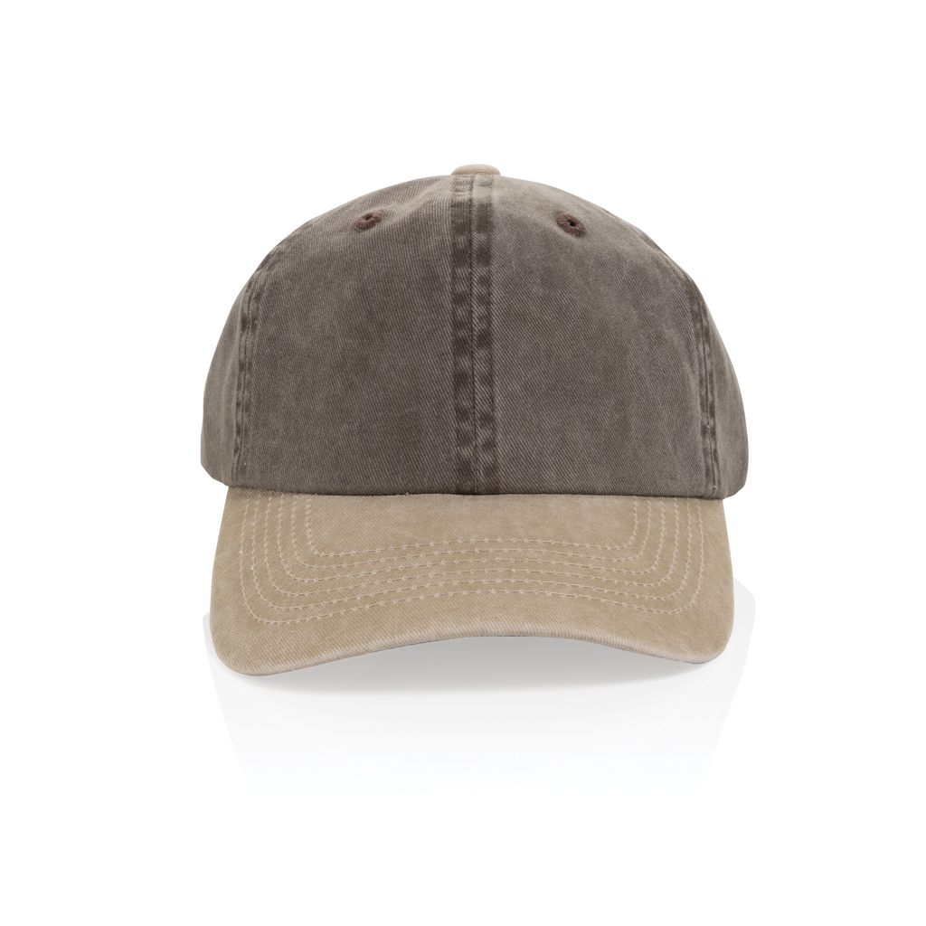 marron Gorra algodón bicolor 270 g/m² con 6 paneles BEAU AWARE™