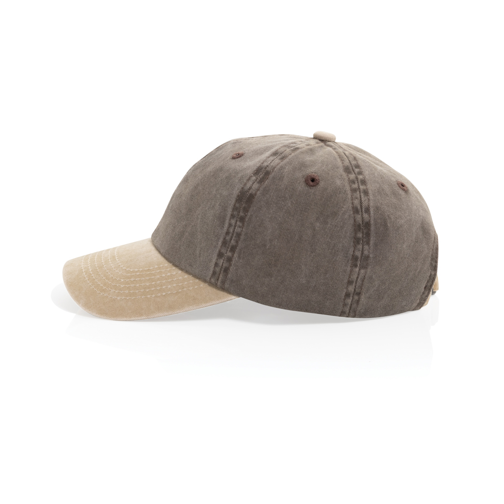 marron Gorra algodón bicolor 270 g/m² con 6 paneles BEAU AWARE™