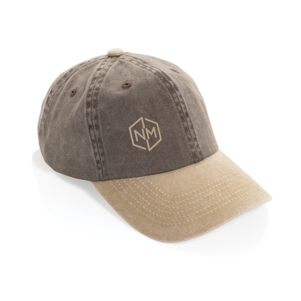 marron Gorra algodón bicolor 270 g/m² con 6 paneles BEAU AWARE™
