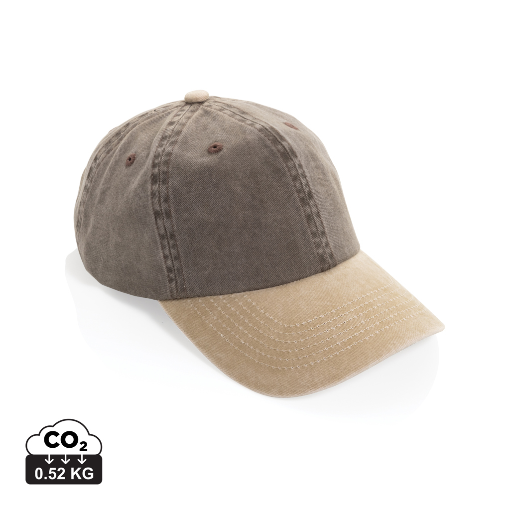 marron Gorra algodón bicolor 270 g/m² con 6 paneles BEAU AWARE™