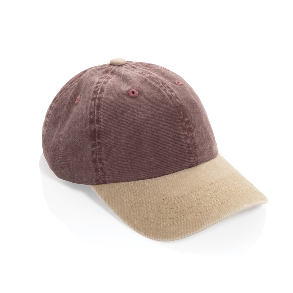 Dvojfarebná šiltovka BEAU AWARE™ Washed, 6 panelov, 270 g/m² - XD Xclusive