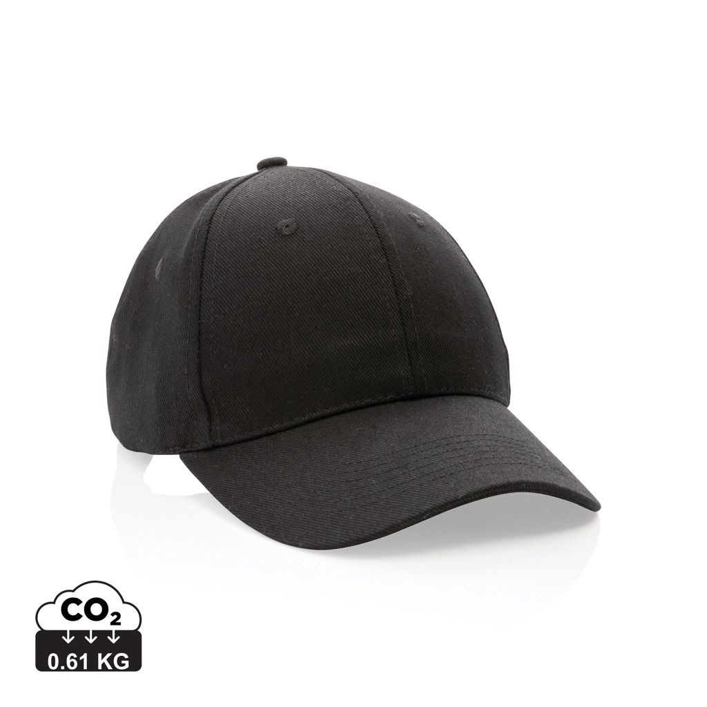 Picture of Impact 6 panel 280gr Recycled cotton cap with AWARE™ tracer