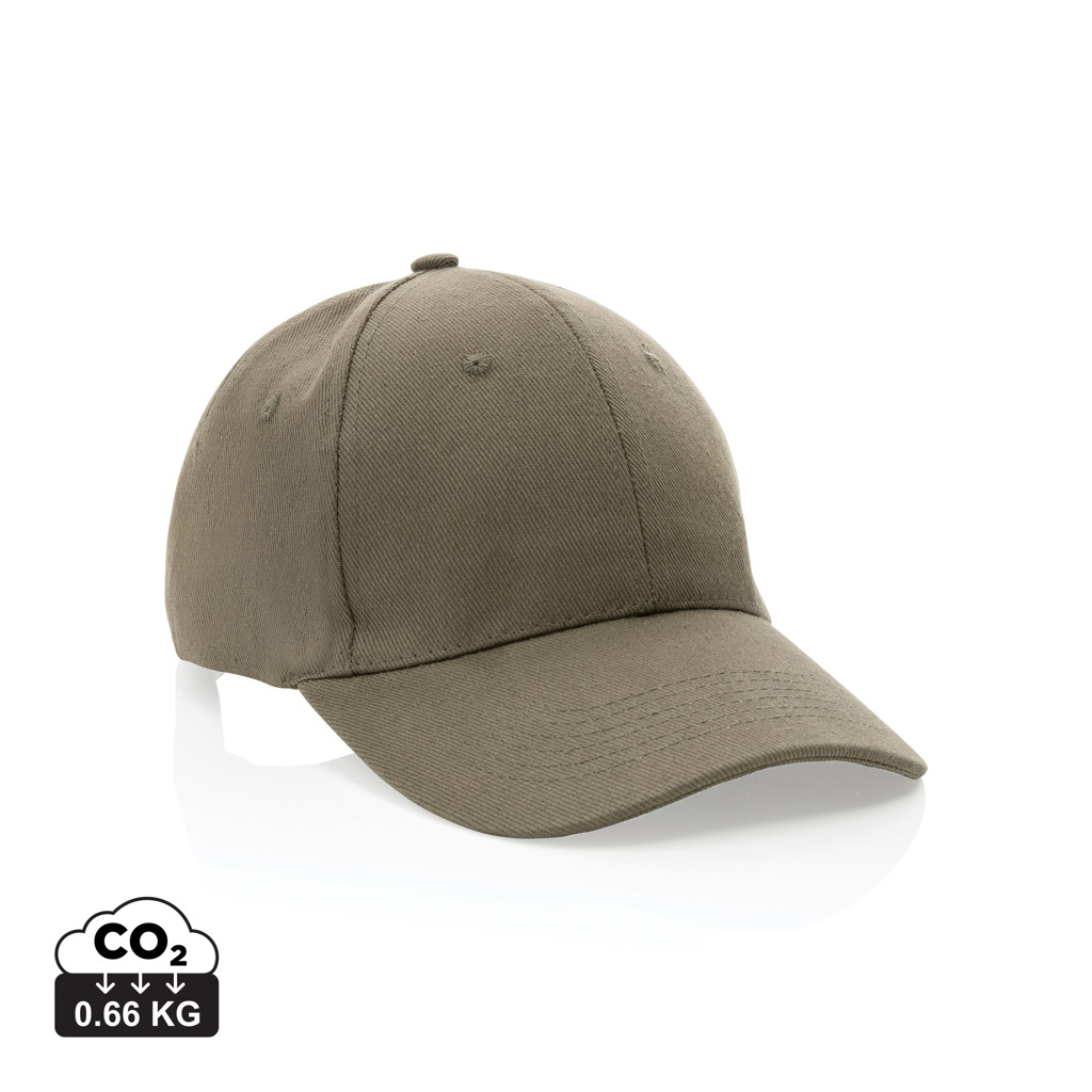 Gorra Impact 6 paneles 280gr de algodón reciclado