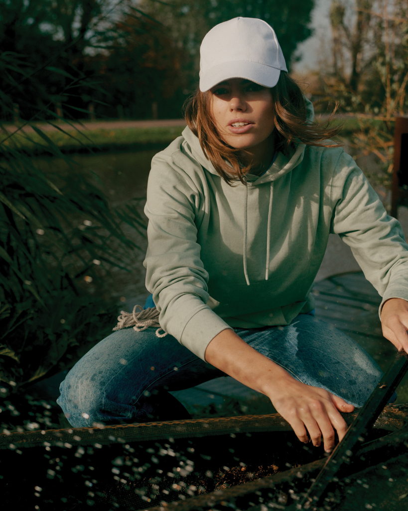 Gorra de algodón reciclado Impact 280gr con trazador AWARE™