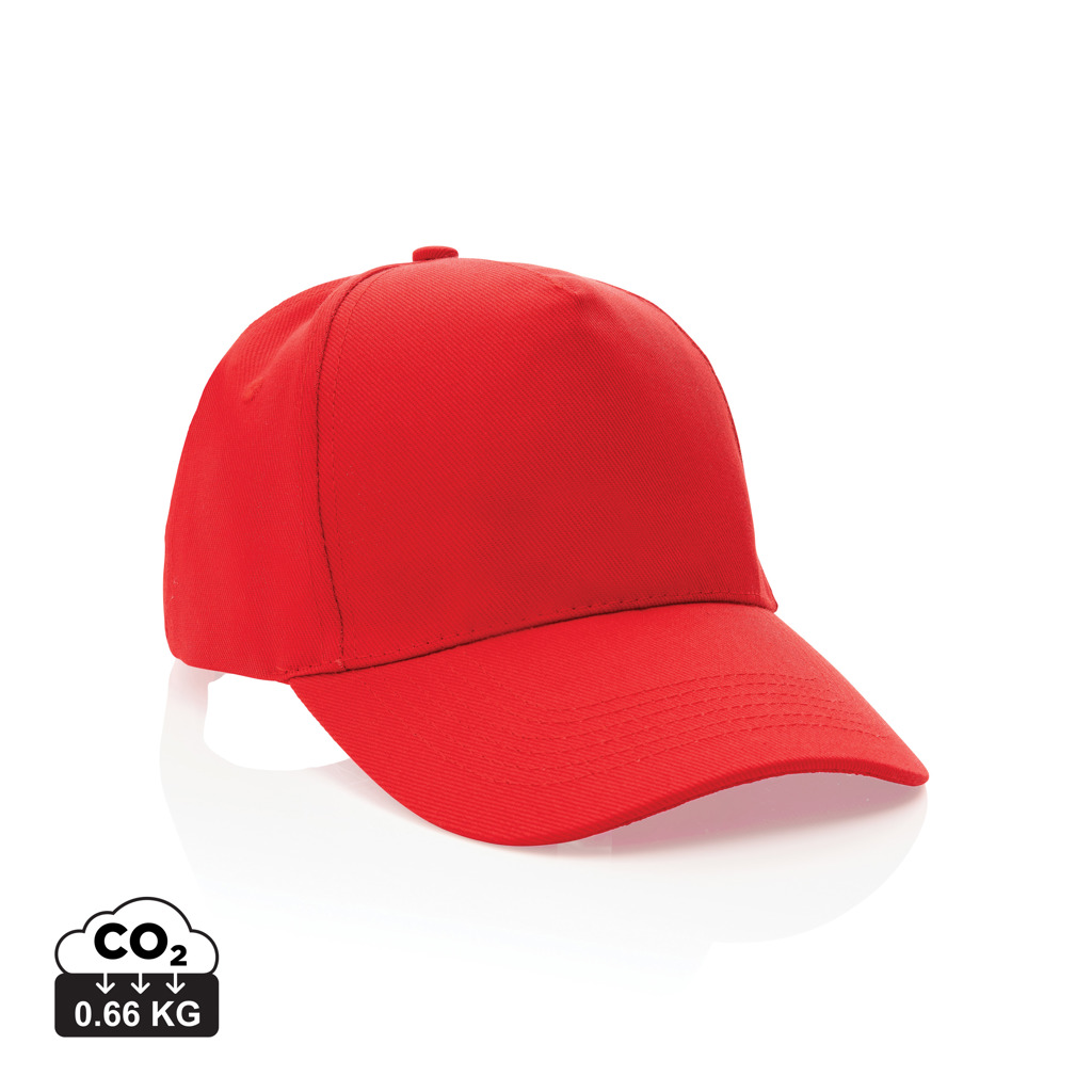 Gorra de algodón reciclado Impact 280gr con trazador AWARE™