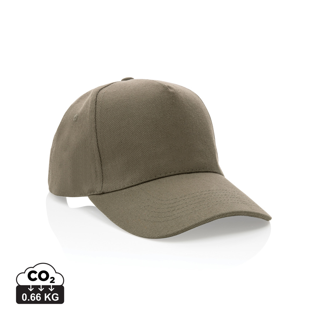 Gorra de algodón reciclado Impact 280gr con trazador AWARE™