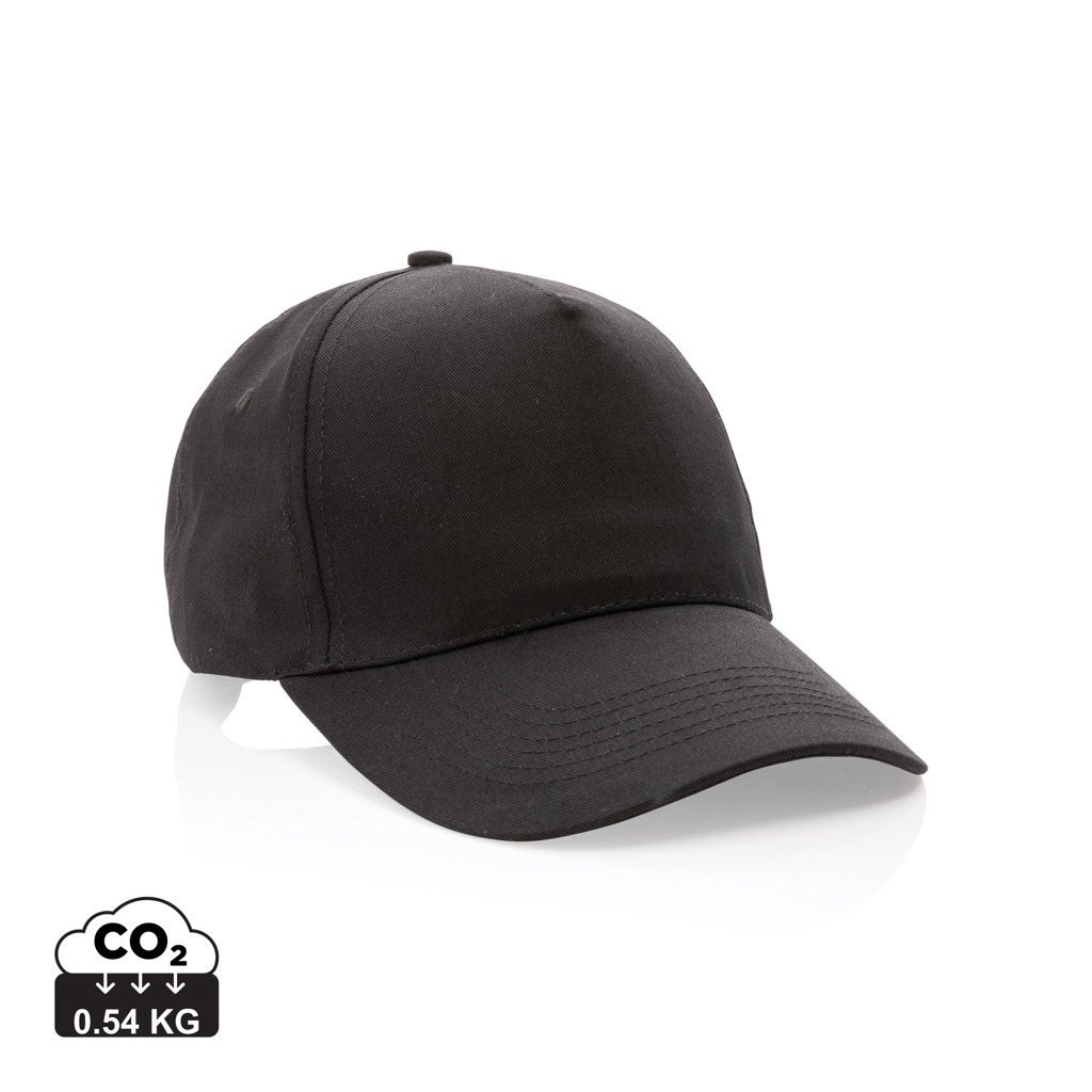 Picture of Impact 5 panel 190gr Recycled cotton cap with AWARE™ tracer