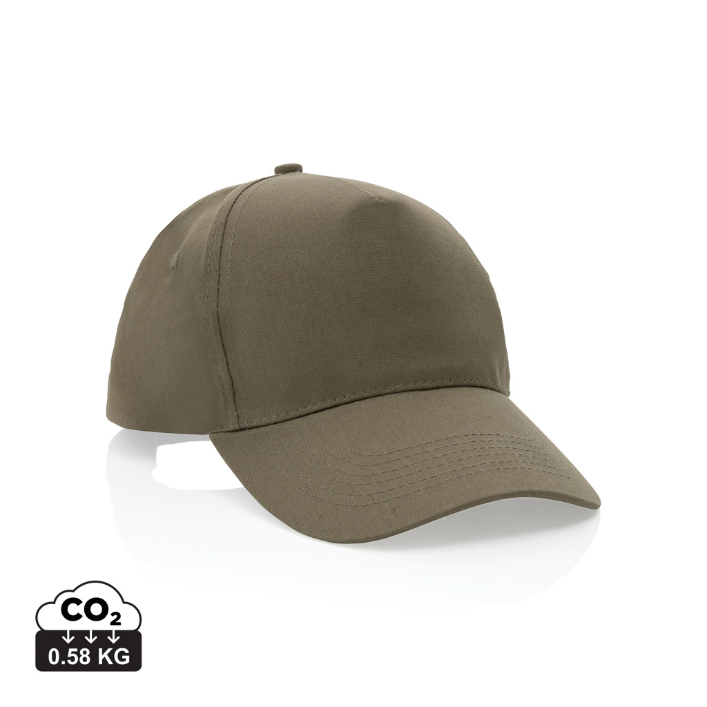 Gorra de algodón reciclado Impact 190 gr con trazador AWARE™