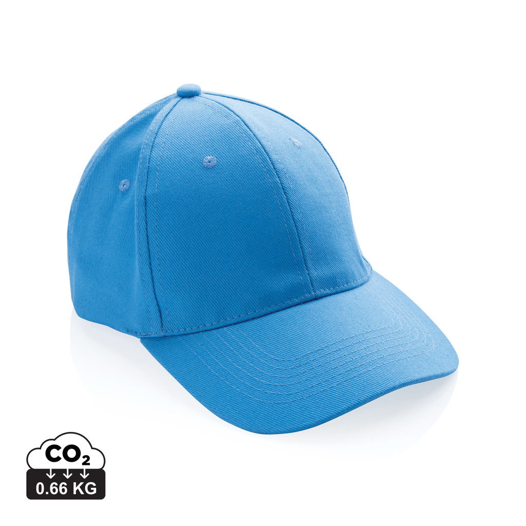 Gorra Impact 6 paneles 280gr de algodón reciclado