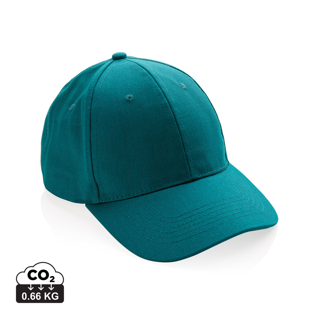 Gorra Impact 6 paneles 280gr de algodón reciclado