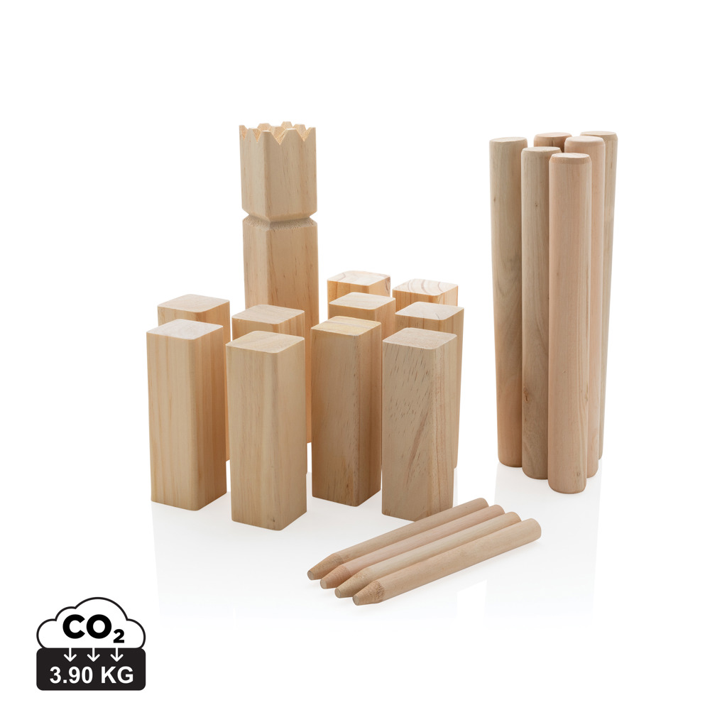 Juego kubb de madera