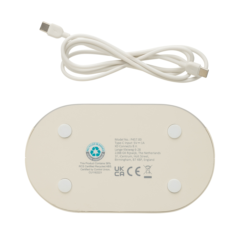 Picture of LumaRise RCS reycled plastic white noise alarm clock