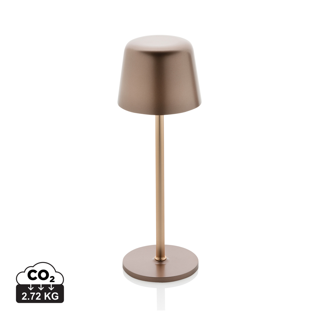 bronce Lámpara de mesa Zenic RCS plástico reciclado recargable USB