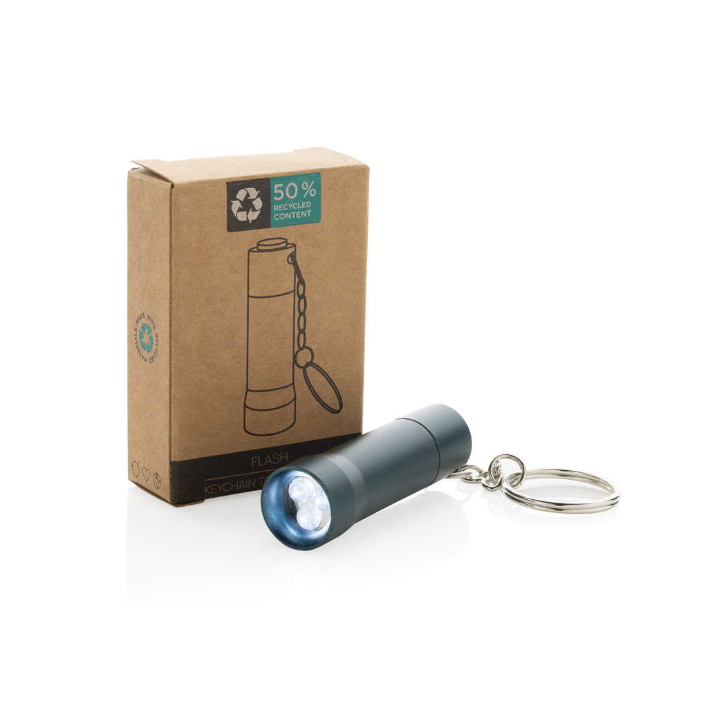 Linterna llavero de aluminio reciclado Flash RCS