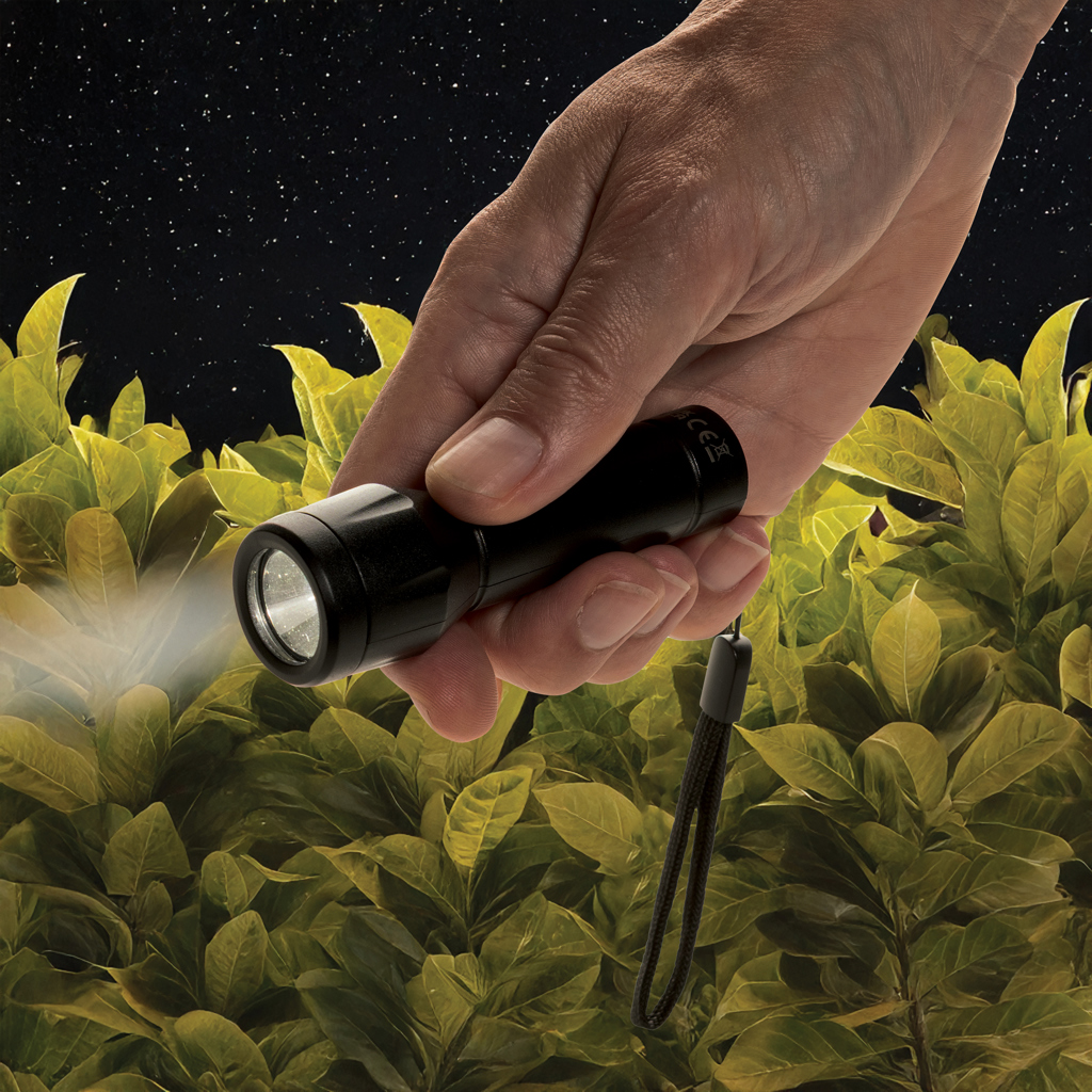 Picture of Flara RSC recycled plastic USB-rechargeable torch