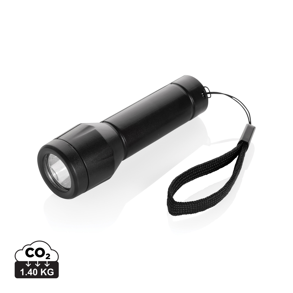 Picture of Flara RSC recycled plastic USB-rechargeable torch