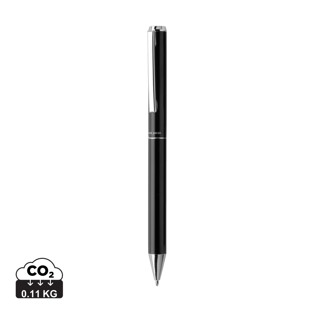 Swiss Peak Cedar RCS certificeret genanvendt aluminium pen, sort