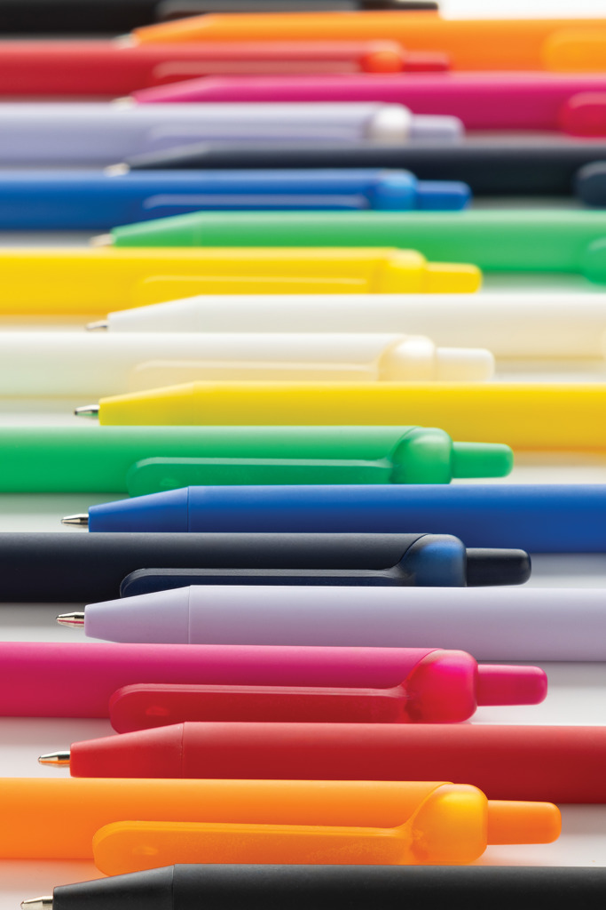 Bolígrafo Tide GRS con certificación RABS y tacto suave