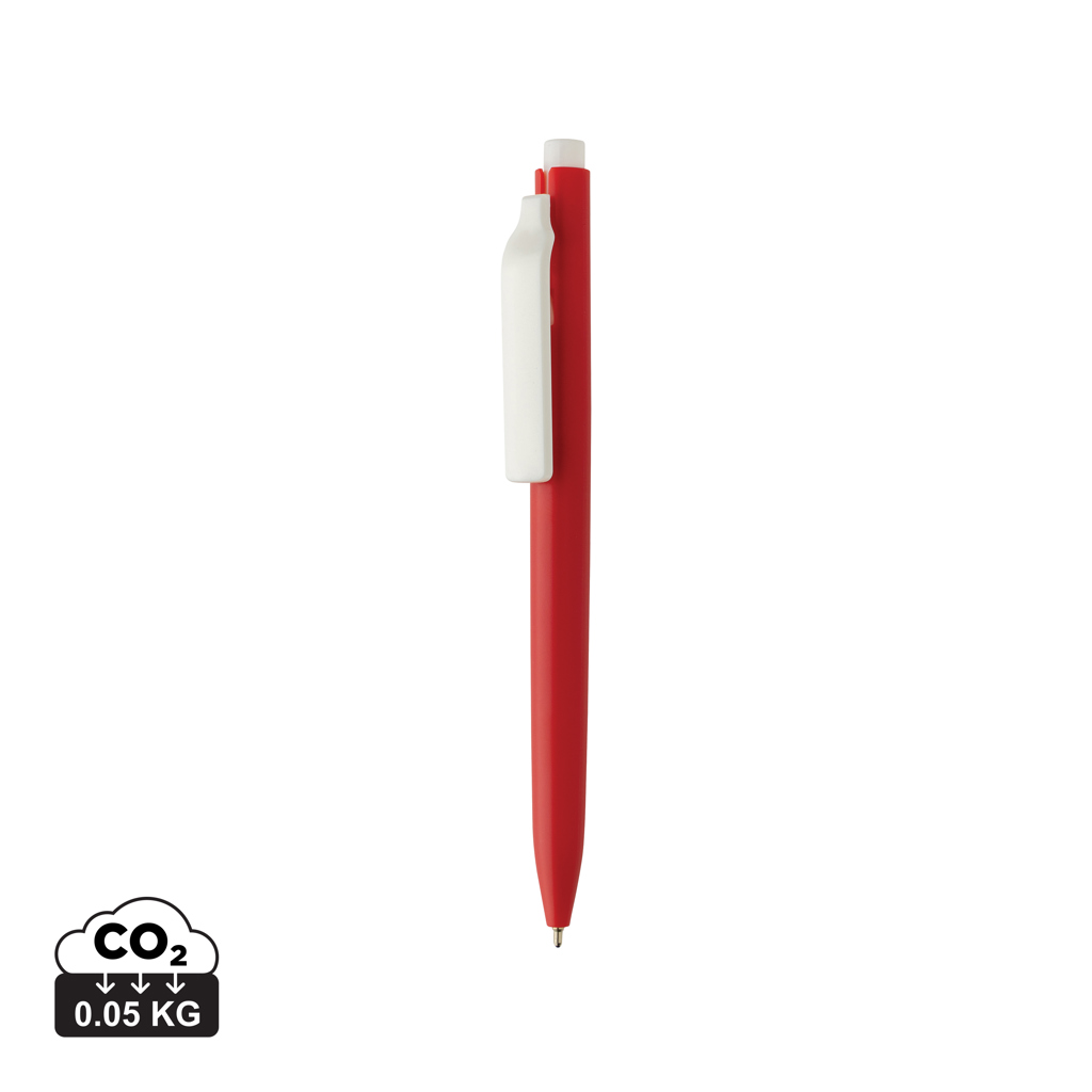 rojo, blanco Bolígrafo R-ABS certificación Vibe GRS