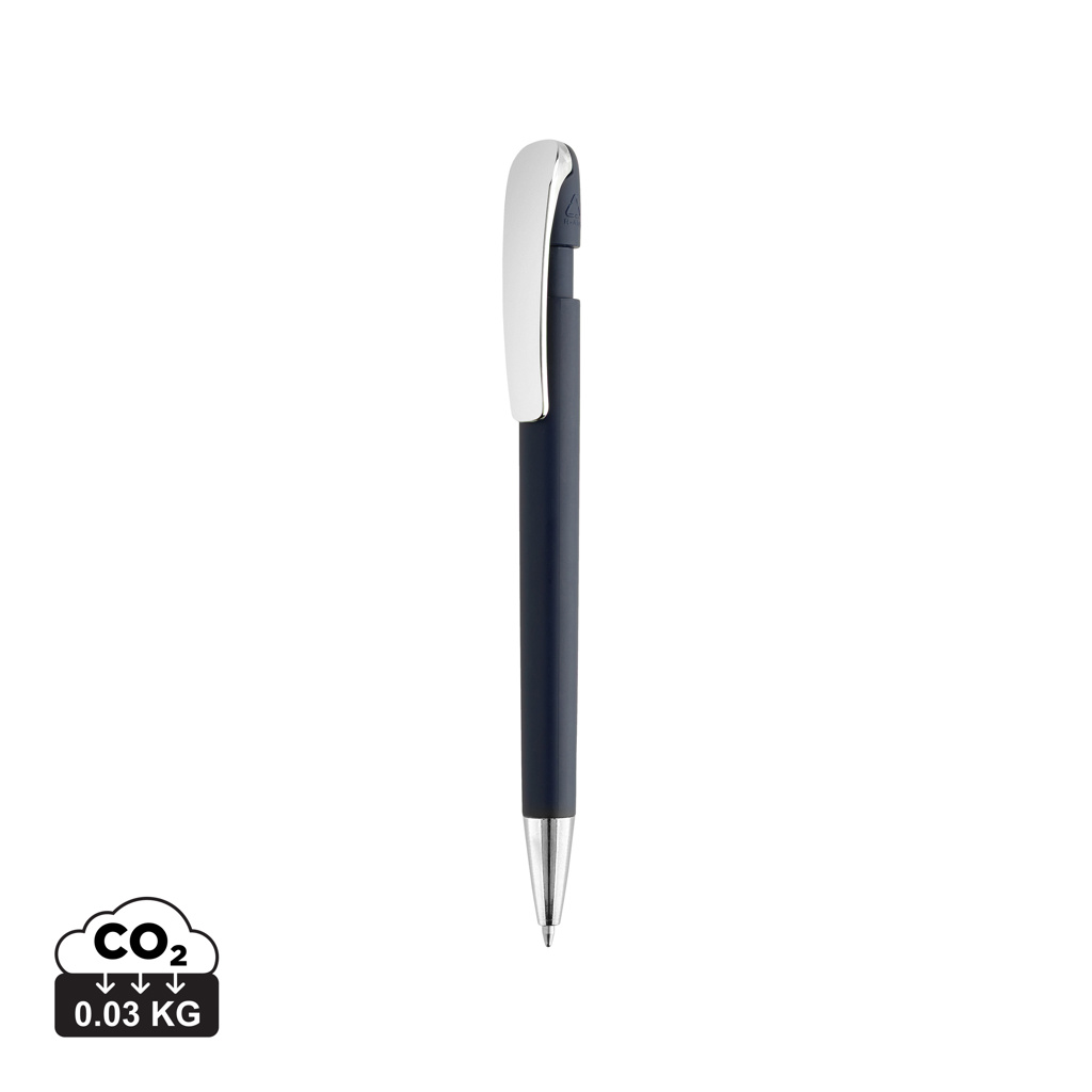 P611.3925<br> Glide GRS certified R-ABS Metal Clip Pen