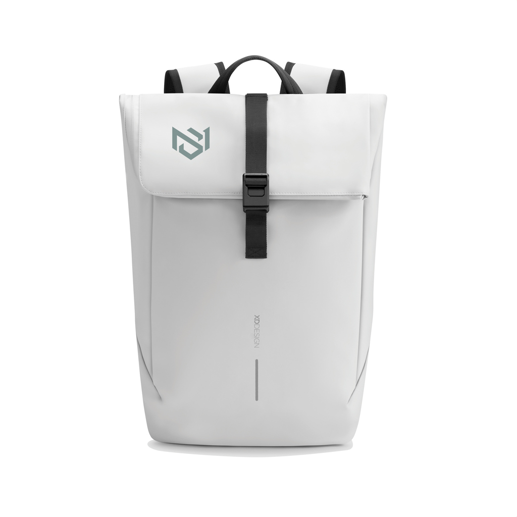 Mochila urbana resistente al agua con solapa