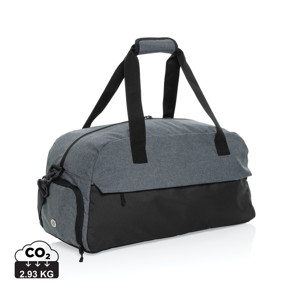 Kazu AWARE™ RPET basic weekend duffel, grå