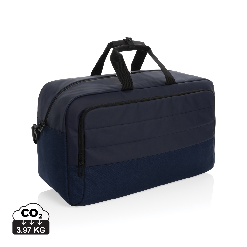 Armond AWARE™ RPET weekend duffel, marine blå