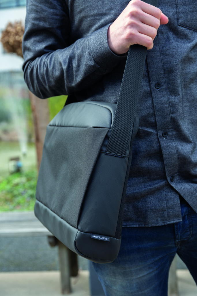 Picture of Madrid RFID USB 15.6" laptop bag PVC free