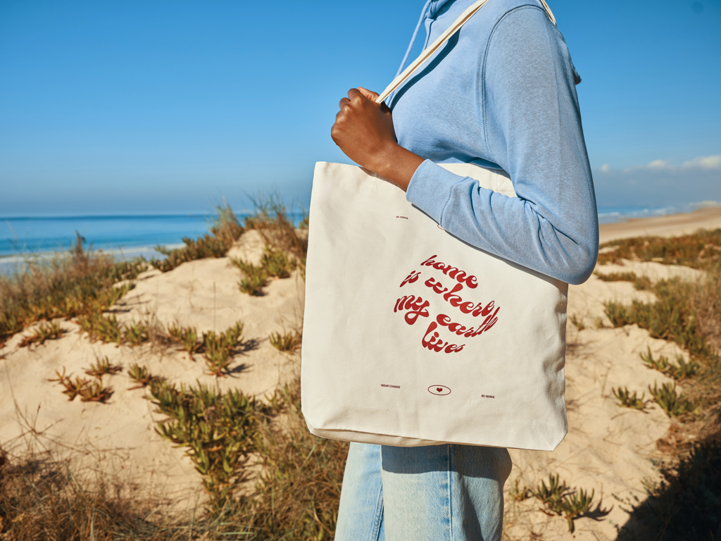 Picture of Impact AWARE™ 285gsm rcanvas tote bag undyed