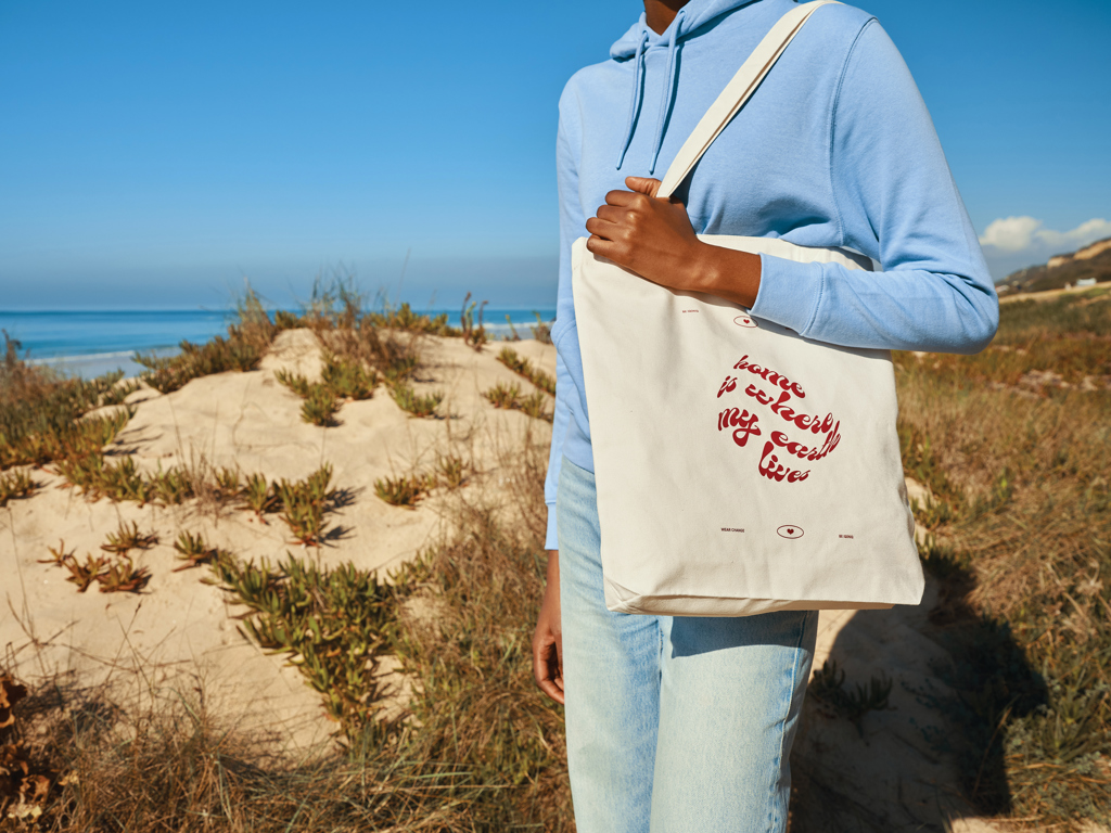 Picture of Impact AWARE™ 285gsm rcanvas tote bag undyed