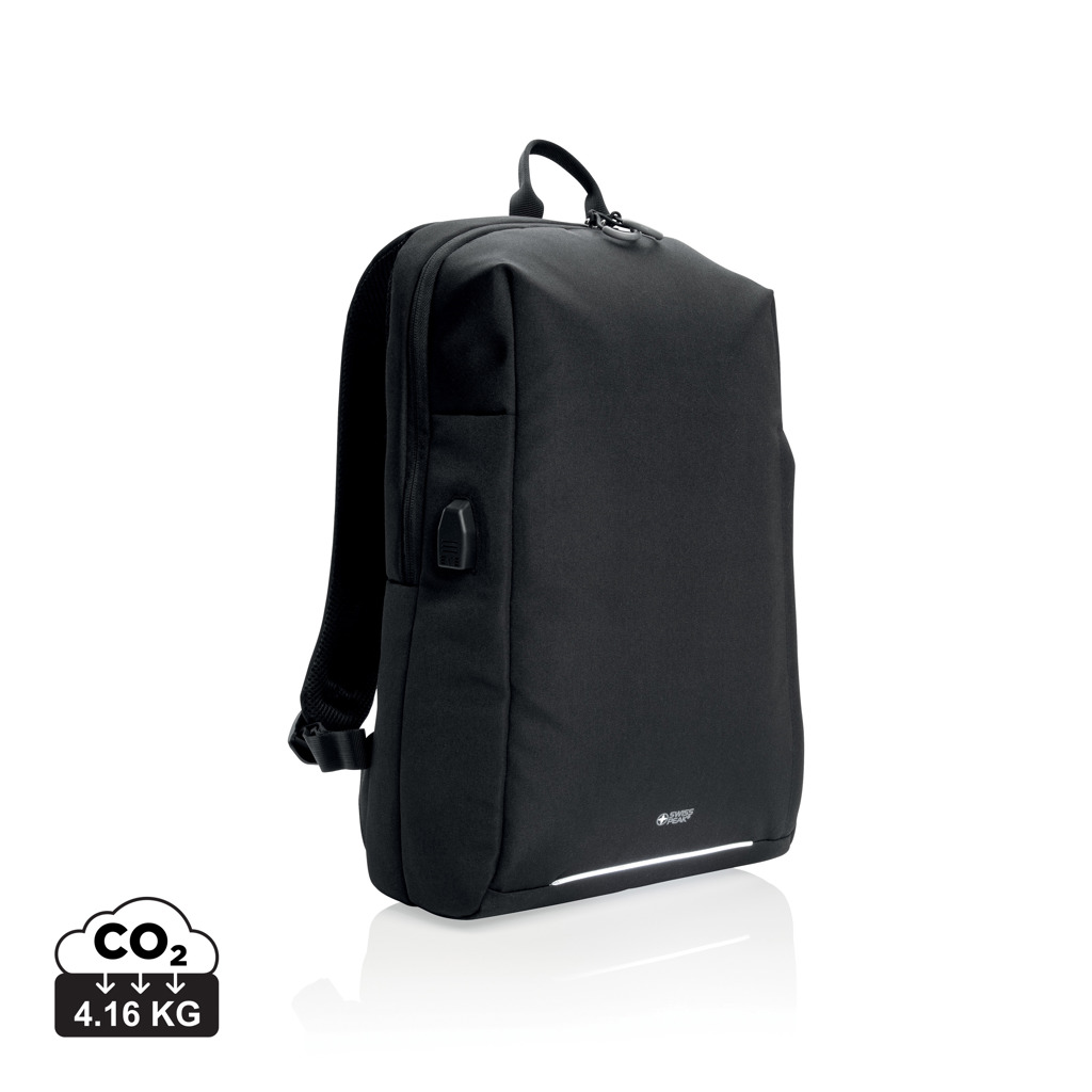 Mochila para portátil Swiss Peak AWARE™ RFID y USB A
