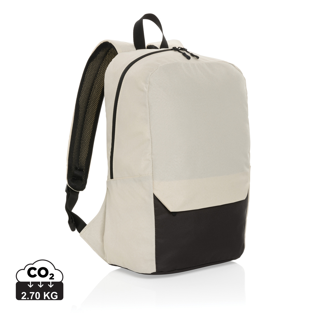 Kazu AWARE™ RPET basic 15,6 tommer rygsæk til laptop, off-white