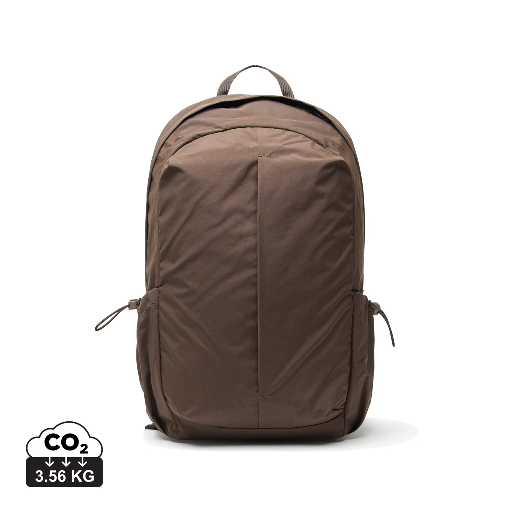 marron Mochila KENTO URBAN RCS nailon reciclado 15,6