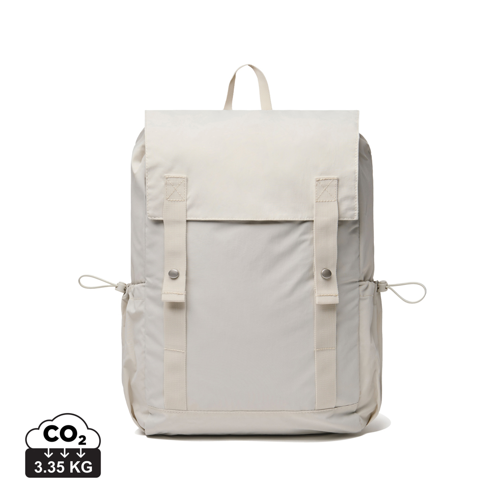 beige Mochila de uso diario KENTO URBAN RCS nailon reciclado